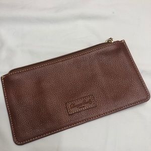 Vintage Dooney & Bourke brown leather wallet